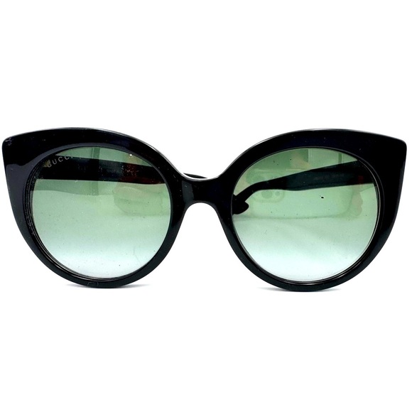 Gucci Black Cat Eye Sunglasses GG0325S - Picture 3 of 8